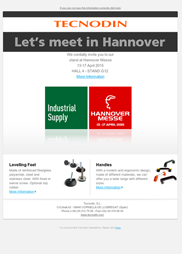 Newsletter Hannover Fair 2015
