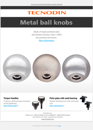 Metal ball knobs