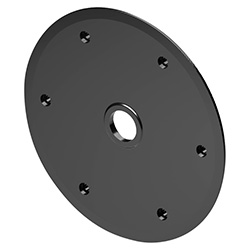 Flange for chain guide