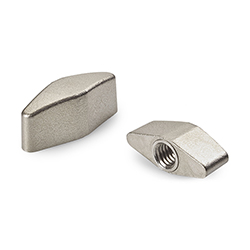 Full Stainless Steel Wing Nut With Female Threaded Hole